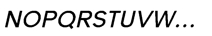 Painite Medium Italic Font UPPERCASE