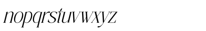 Painting Elegance Italic Font LOWERCASE
