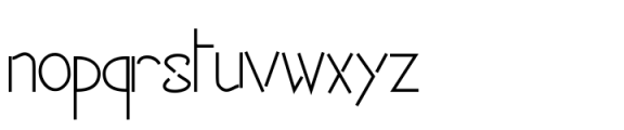 Pairing Font LOWERCASE