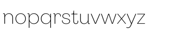Pais Alt Extra Light Font LOWERCASE