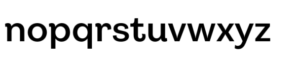 Pais Alt Semi Bold Font LOWERCASE