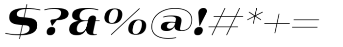 Paisal RC Black Italic Font OTHER CHARS