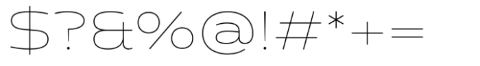 Paisal Rounded Thin Font OTHER CHARS