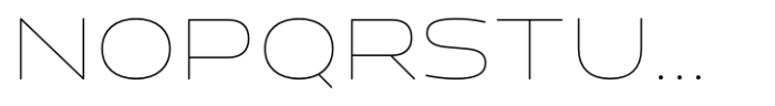 Paisal Rounded Thin Font UPPERCASE