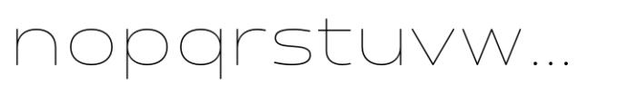 Paisal Rounded Thin Font LOWERCASE