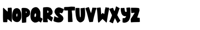 Pajamas Comic Font UPPERCASE