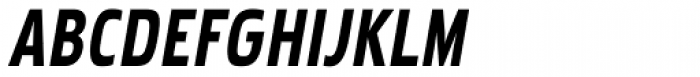 Pakenham Cond Bold Italic Font UPPERCASE