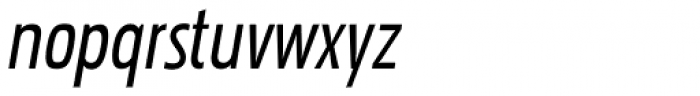 Pakenham Cond Italic Font LOWERCASE