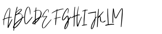 Pakody Signature Font UPPERCASE