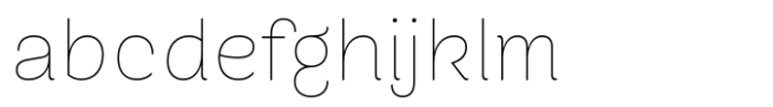 Paksa Thin Font LOWERCASE