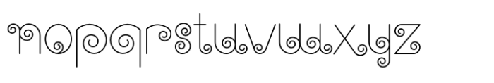 Paku Light Font LOWERCASE