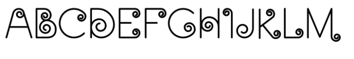 Paku Regular Font UPPERCASE