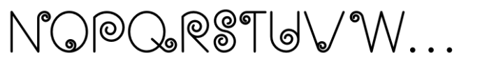 Paku Regular Font UPPERCASE