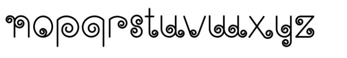 Paku Regular Font LOWERCASE