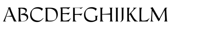 Palaestra Regular Font UPPERCASE