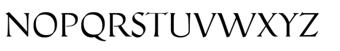 Palaestra Regular Font UPPERCASE