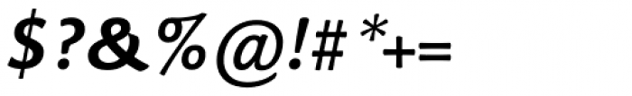 Palatino Sans Bold Italic Font OTHER CHARS
