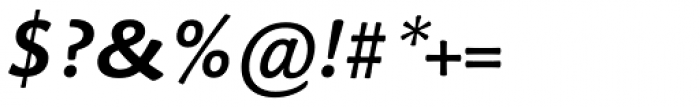 Palatino Sans Pro Informal Bold Italic Font OTHER CHARS