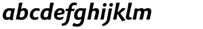 Palatino Sans Pro Informal Bold Italic Font LOWERCASE