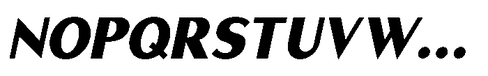 Pale Dry JNL Oblique Font LOWERCASE