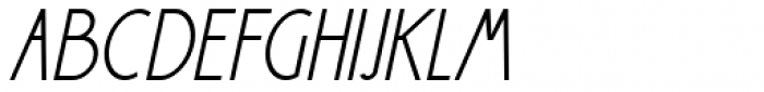 Palembang Italic Font LOWERCASE