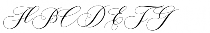 Palengue Script Regular Font UPPERCASE