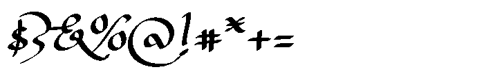 Paleografa Font OTHER CHARS