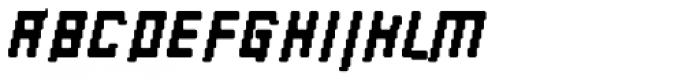Palindrome Italic Fusion Font UPPERCASE