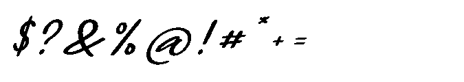 Paline Font OTHER CHARS