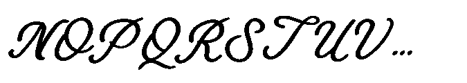 Paline Font UPPERCASE