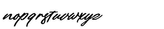 Paline Font LOWERCASE