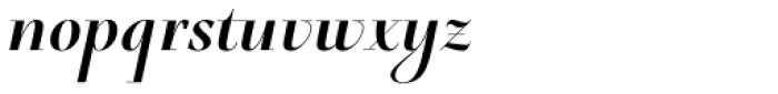 Palio Bold Italic Font LOWERCASE
