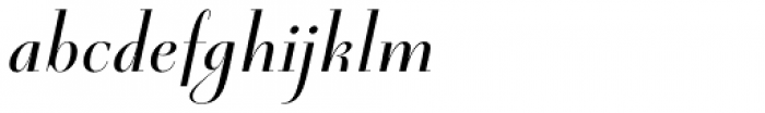 Palio Italic Font LOWERCASE