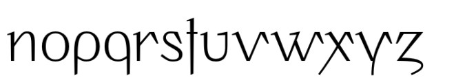 Palitura Light Font LOWERCASE