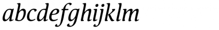 Pallada Italic Font LOWERCASE