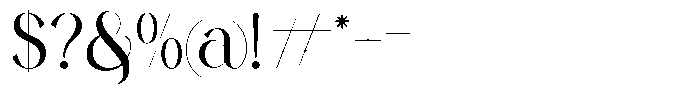 Pallcer Font OTHER CHARS