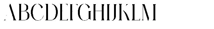 Pallcer Font UPPERCASE