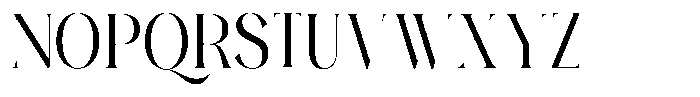 Pallcer Font UPPERCASE