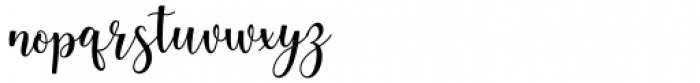 Palm Belly Regular Font LOWERCASE