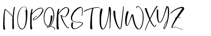Palm Bliss Regular Font UPPERCASE