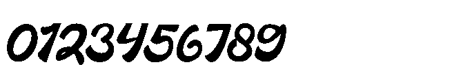 Palm De Chunky Font OTHER CHARS