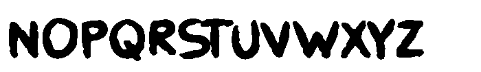 Palm Oil Font UPPERCASE