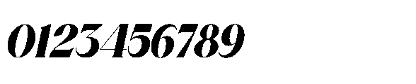 Palm Vintage Oblique Font OTHER CHARS