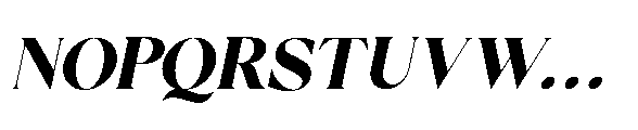 Palm Vintage Oblique Font UPPERCASE