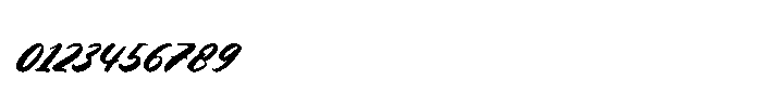 Palmeria Rooted  Italic Font OTHER CHARS