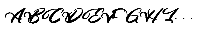 Palmeria Rooted  Italic Font UPPERCASE