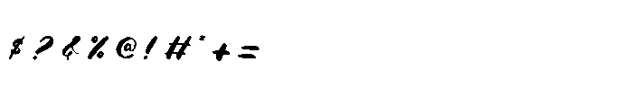 Palmeria Rooted  Regular Font OTHER CHARS