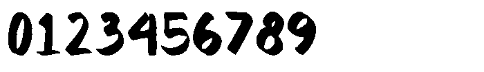 Palmila Paint Font OTHER CHARS