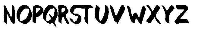 Palmila Paint Font LOWERCASE