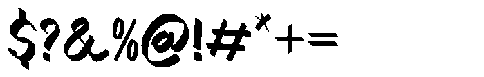Palmila Regular Font OTHER CHARS